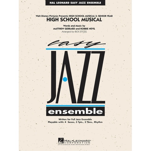 High School Musical 3 Senior Year Junior Ensemble 2 (Music Score/Parts/CD)