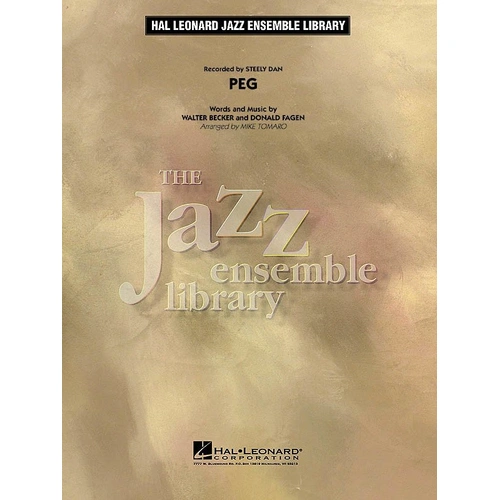 PEG JEL4 Jazz Ensemble Arrangement by Hal Leonard