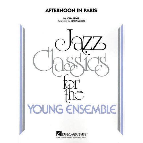 Afternoon In Paris Junior Ensemble 3 (Music Score/Parts)