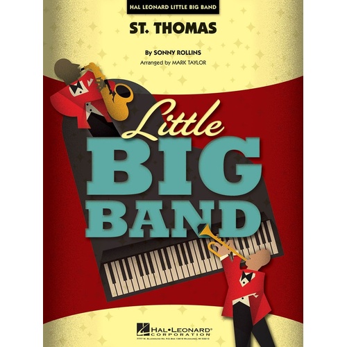 Little Big Band Jazz Ensemble - St Thomas 3-4 (Music Score/Parts)