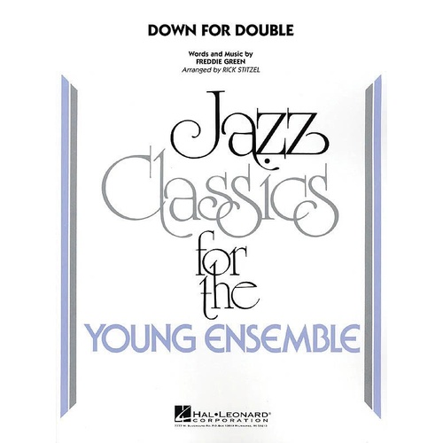 Down for Double - Jazz Ensemble Arrangement by Freddie Greene