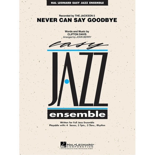 Never Can Say Goodbye Junior Ensemble 2 (Pod) (Music Score/Parts/CD)