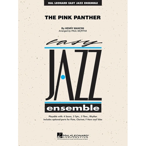 Pink Panther Jazz Ensemble Arrangement for Young Players by Hal Leonard