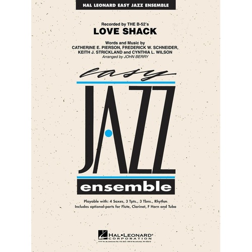 Love Shack Jazz Ensemble Arrangement