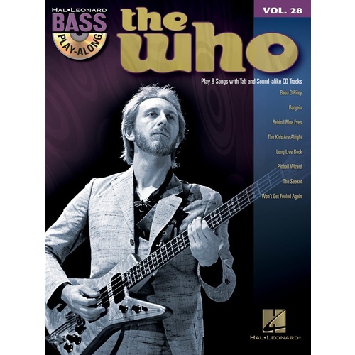 Who Bass Play Along V28 Book/CD (Softcover Book/CD)