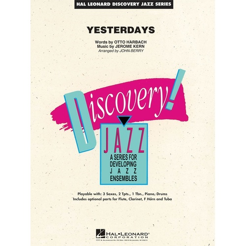 Discovery Jazz Ensemble - Yesterdays 1.5 (Music Score/Parts)