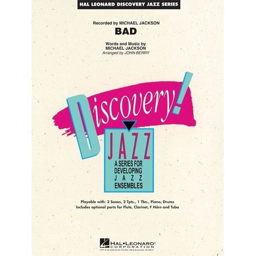 Discovery Jazz Ensemble - Bad 1.5 (Music Score/Parts)