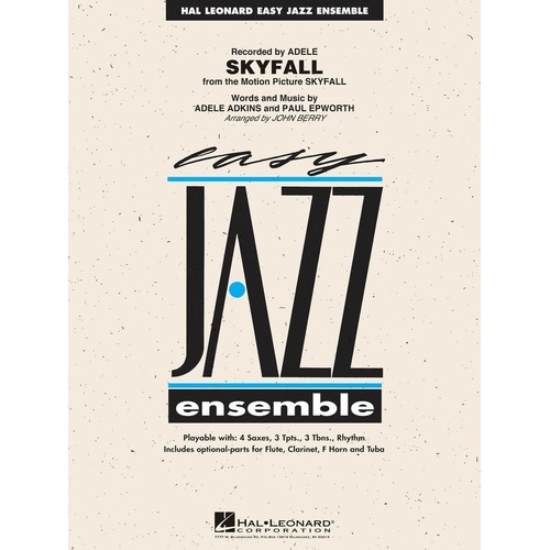 Skyfall Easy Jazz Ensemble Arrangement by John Berry