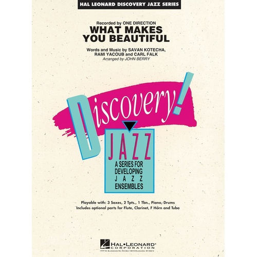 Discovery Jazz Ensemble - What Makes You Beautiful 1.5 (Music Score/Parts)