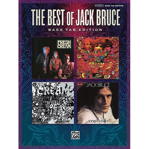 Best Of Jack Bruce Bass TAB (Softcover Book)