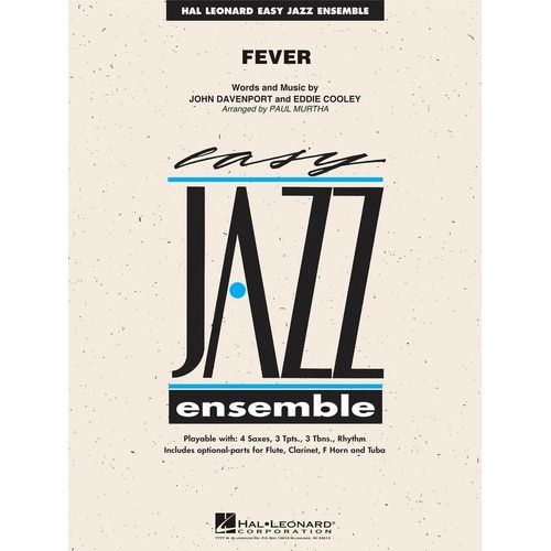 Fever Easy Jazz Ensemble Arrangement by Hal Leonard
