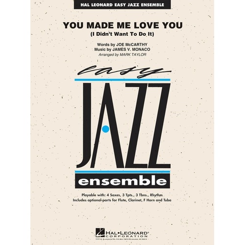 You Made Me Love You EJE2 SC/PTS Jazz Ensemble Sheet Music