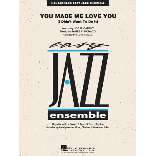 You Made Me Love You EJE2 SC/PTS Jazz Ensemble Arrangement