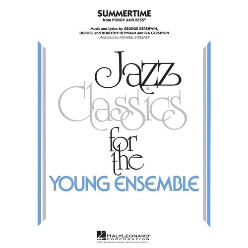 Summertime (From Porgy and Bess) Junior Ensemble 3 Score/Parts