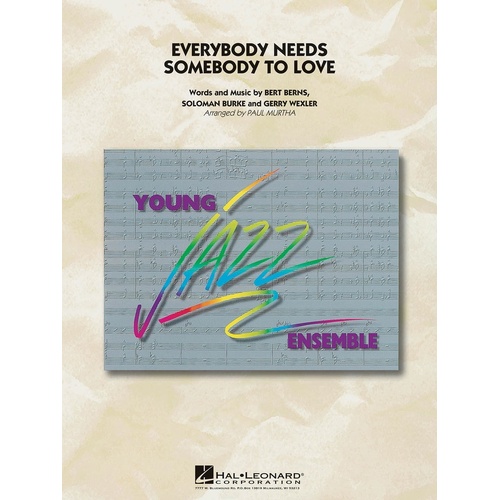 Everybody Needs Somebody To Love Junior Ensemble 3 Score/Parts