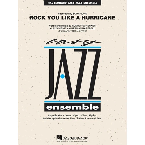 Rock You Like a Hurricane Jazz Ensemble Arrangement