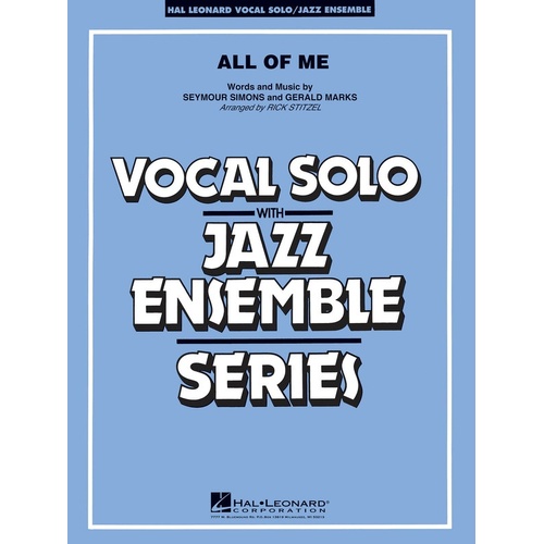 All Of Me (Key F) VJunior Ensemble 3-4 Score/Parts