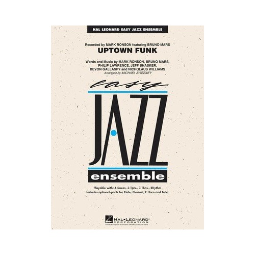 Uptown Funk Jazz Ensemble Arrangement