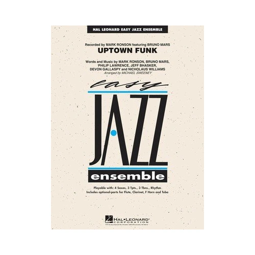 Uptown Funk Jazz Ensemble Arrangement by Hal Leonard