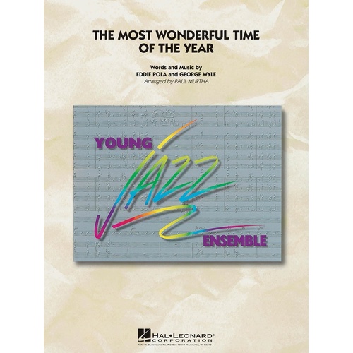 Most Wonderful Time Of The Year Junior Ensemble 3 Score/Parts