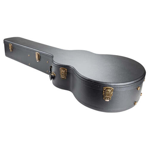 Armour APCAB Acoustic Bass Guitar Hard Case w/ Vintage Bronze Hardware