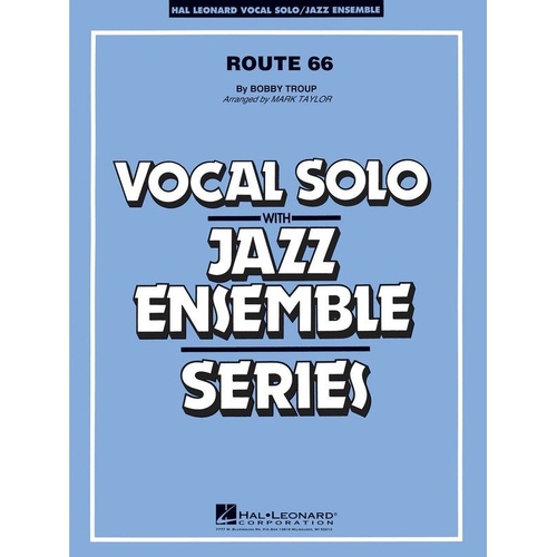 Route 66 Jazz Ensemble Arrangement in F by Hal Leonard