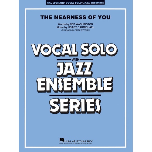 The Nearness Of You (Key C) VocJunior Ensemble 3-4 Score/Parts
