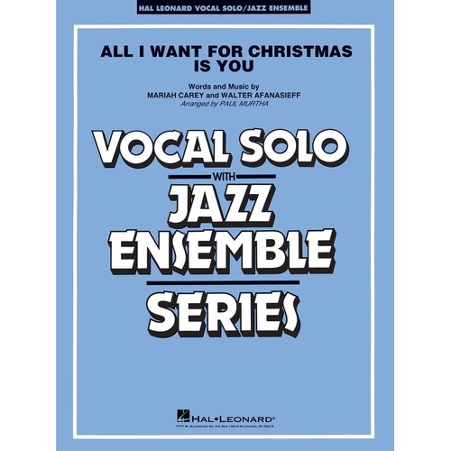 All I Want For Christmas Is You VocJunior Ensemble 3-4 Score/Parts