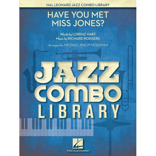 Have You Met Miss Jones? Jazz Combo GR4 SC/PTS