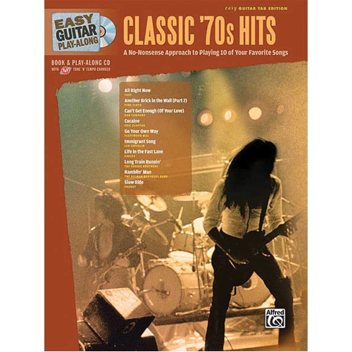 Easy Guitar Play Along 70S Hits Book/CD (Softcover Book/CD)