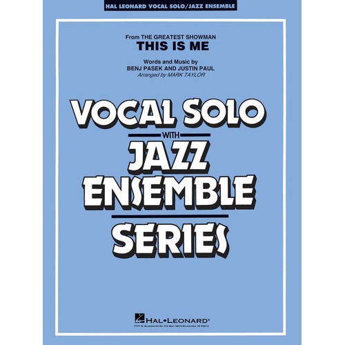 This Is Me VocJunior Ensemble 3-4 Score/Parts 