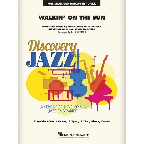 Walkin on the Sun JE2 SC/PTS Jazz Ensemble by Hal Leonard