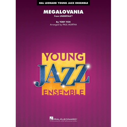 Megalovania JE3 SC/PTS - Jazz Ensemble Sheet Music by Hal Leonard
