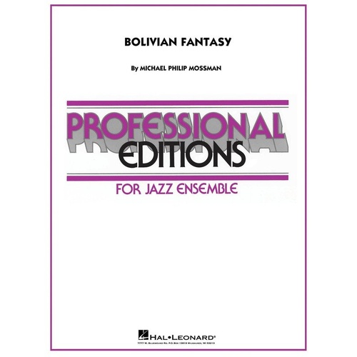 Bolivian Fantasy JE5 SC/PTS Jazz Ensemble by Hal Leonard