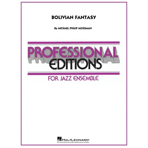 Bolivian Fantasy JE5 SC/PTS Jazz Ensemble by Hal Leonard