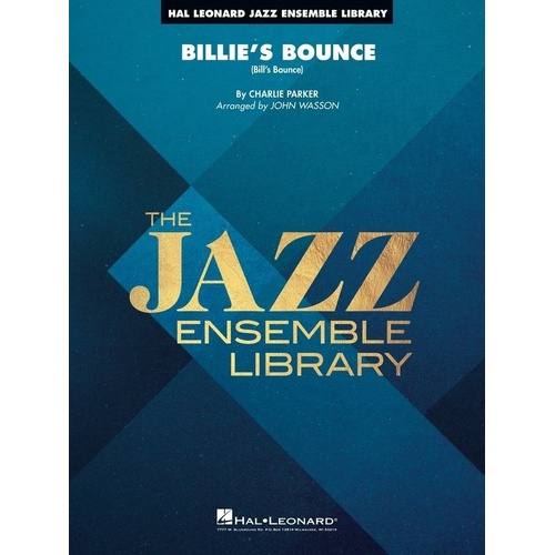 Billie's Bounce Jazz Ensemble Arrangement by Hal Leonard