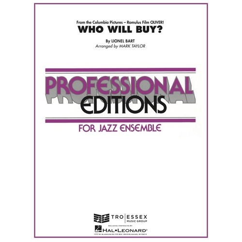 Who Will Buy? Jazz Ensemble Arrangement by Mark Taylor
