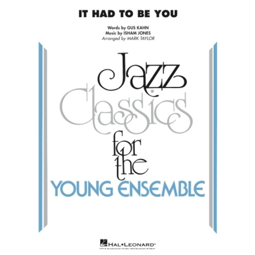 It Had To Be You Junior Ensemble 3 Full Score