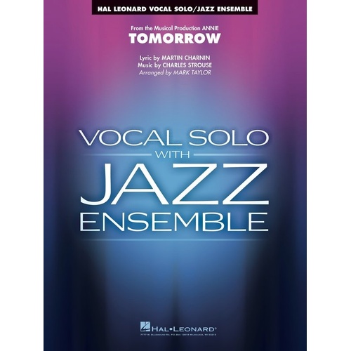 Tomorrow (from Annie) Voje3-4 Sc/Pts Hal Leonard Vocal Solo/Jazz Ensemble Series