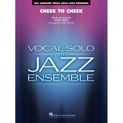 Cheek to Cheek (Key A Flat) Voje3-4 SC/PTS by Hal Leonard