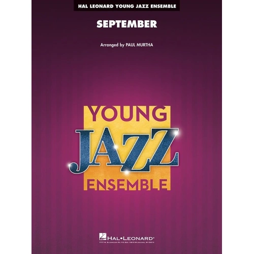 September for Jazz Ensemble JE3 SC/PTS by Hal Leonard, 272 Pages, Young Jazz Series