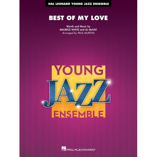 Best of My Love for Jazz Ensemble JE3 SC/PTS by Hal Leonard