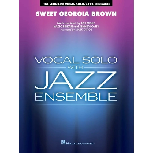 Sweet Georgia Brown Vocal Solo/Jazz Ensemble VOJE3-4 SC/PTS