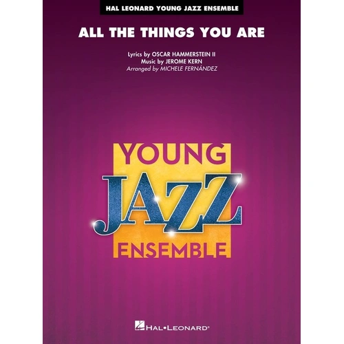 All the Things You Are for Jazz Ensemble JE3 SC/PTS - Hal Leonard, 134 Pages, Young Jazz Series