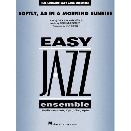 Softly As In A Morning Sunrise for Jazz Ensemble JE2 SC/PTS