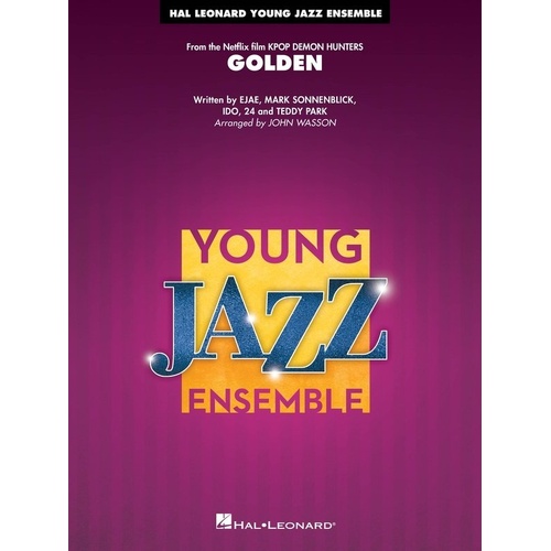 Golden Jazz Ensemble JE3 SC/PTS from Kpop Demon Hunters by John Wasson - Hal Leonard