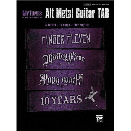 Mytunes Alt Metal Guitar TAB (Softcover Book)