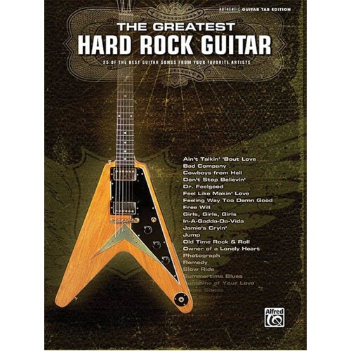 Greatest Hard Rock Guitar Guitar TAB (Softcover Book)