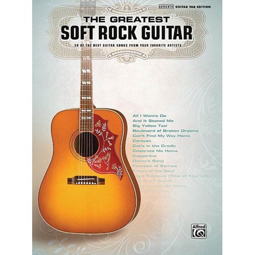Greatest Soft Rock Guitar Guitar TAB (Softcover Book)