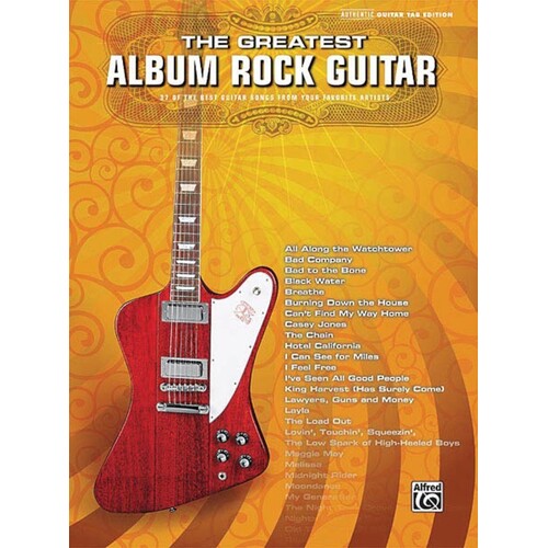Greatest Album Rock Guitar Guitar TAB (Softcover Book)